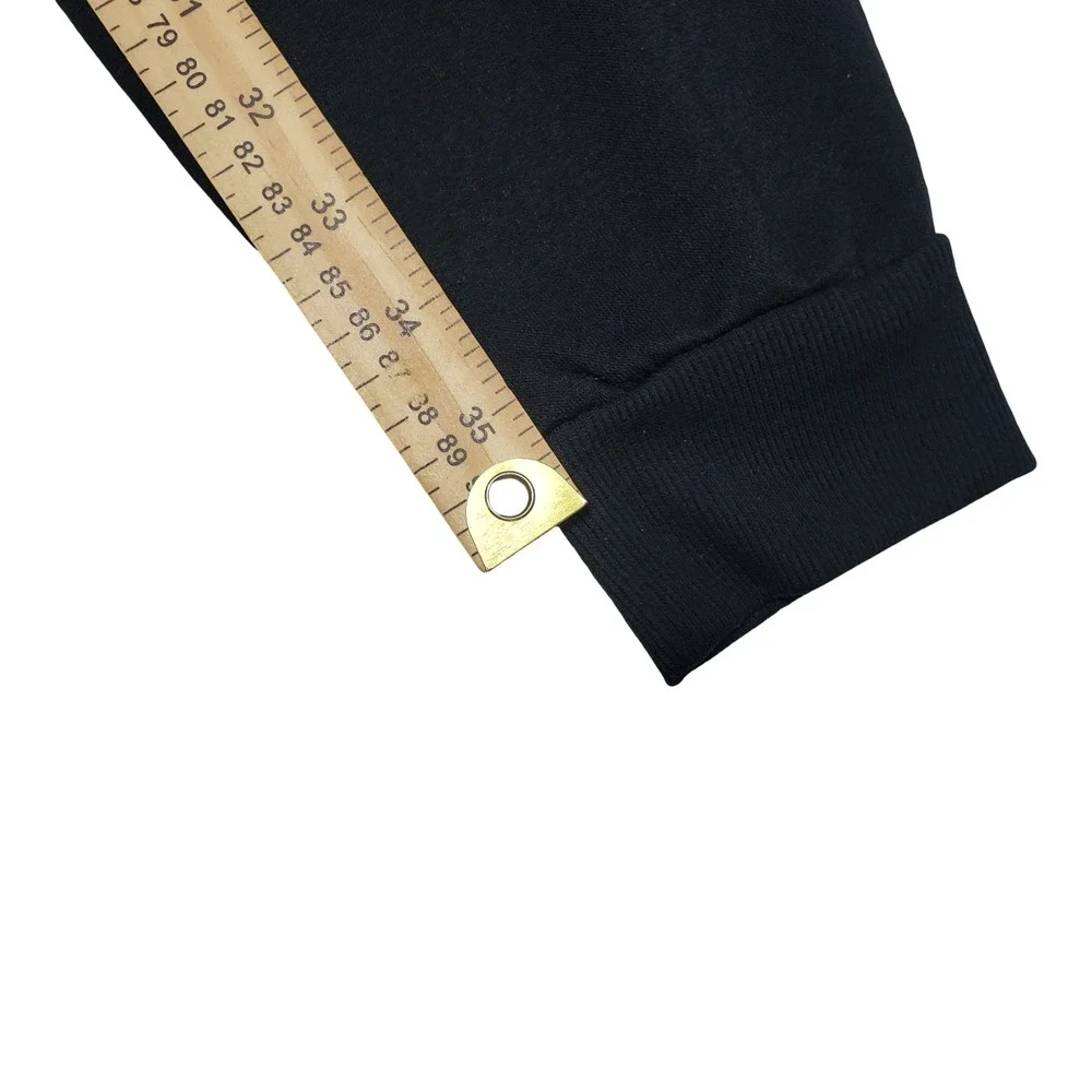Galaxy by Harvic Mens Black Zipper Pocket Jogger Sweatpants Size Medium